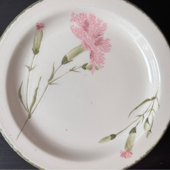 Stonehenge Midwinter Invitation Pink Carnation Plates (Set of 5) - England - Picture 5 of 9